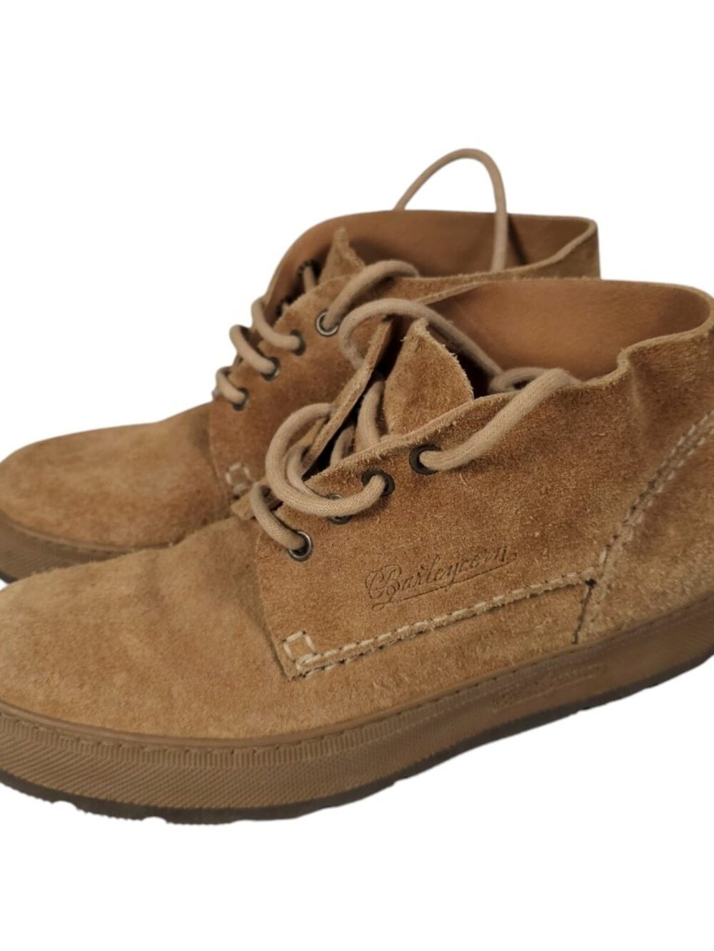 DOONEY & BOURKE Barleycorn Beige Suede Lace Up Boots ITALY Vibram Size US 8.5